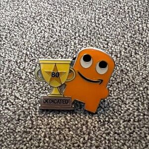 Peccy 'Dedicated' 80 hours UPT Trophy Enamel Pin